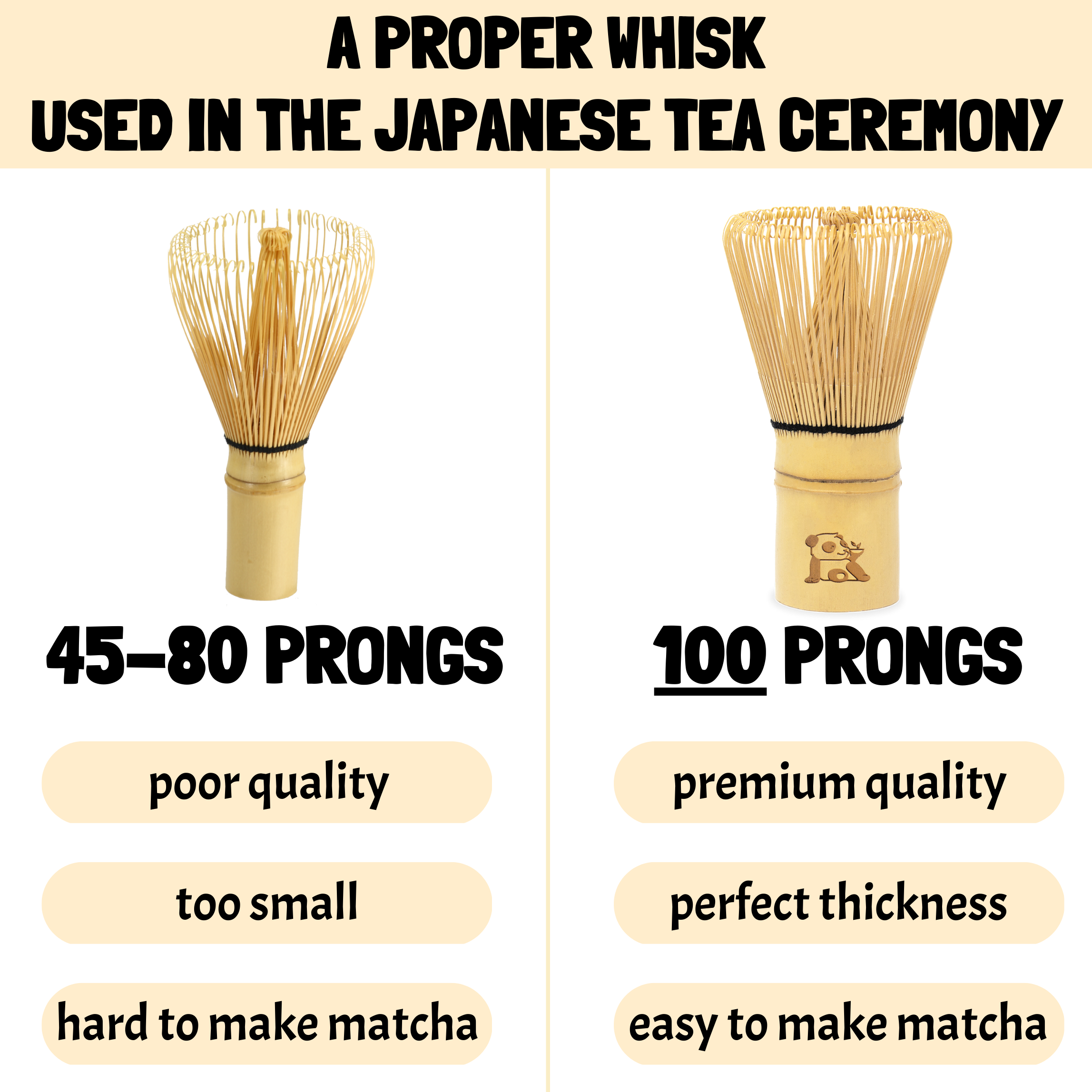 matcha whisk Chasen prongs 100 the best quality